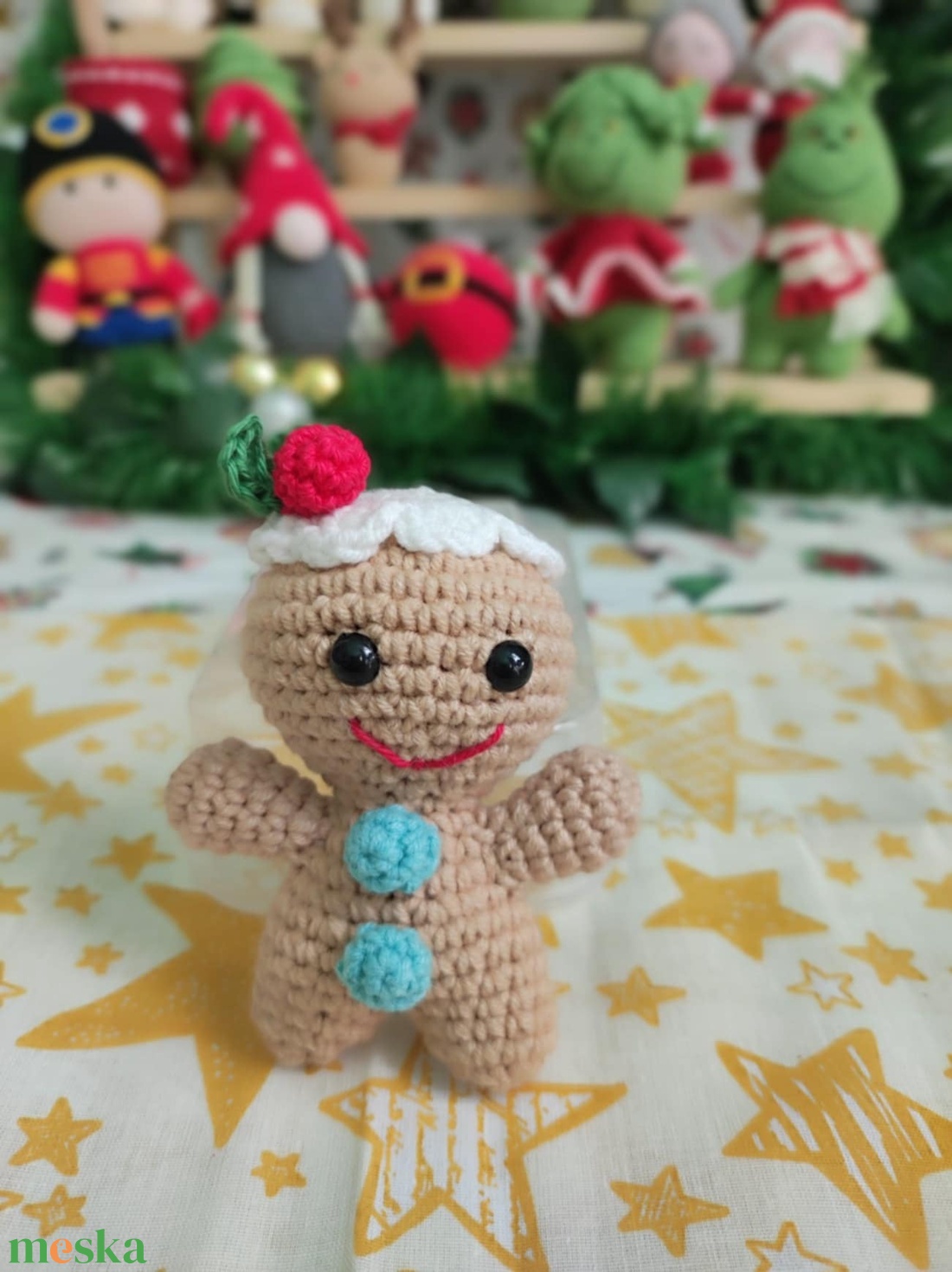 Horgolt Mézi - karácsony - karácsonyi sütés-főzés - Meska.hu Horgolt Mézi - karácsony - karácsonyi sütés-főzés - Meska.hu