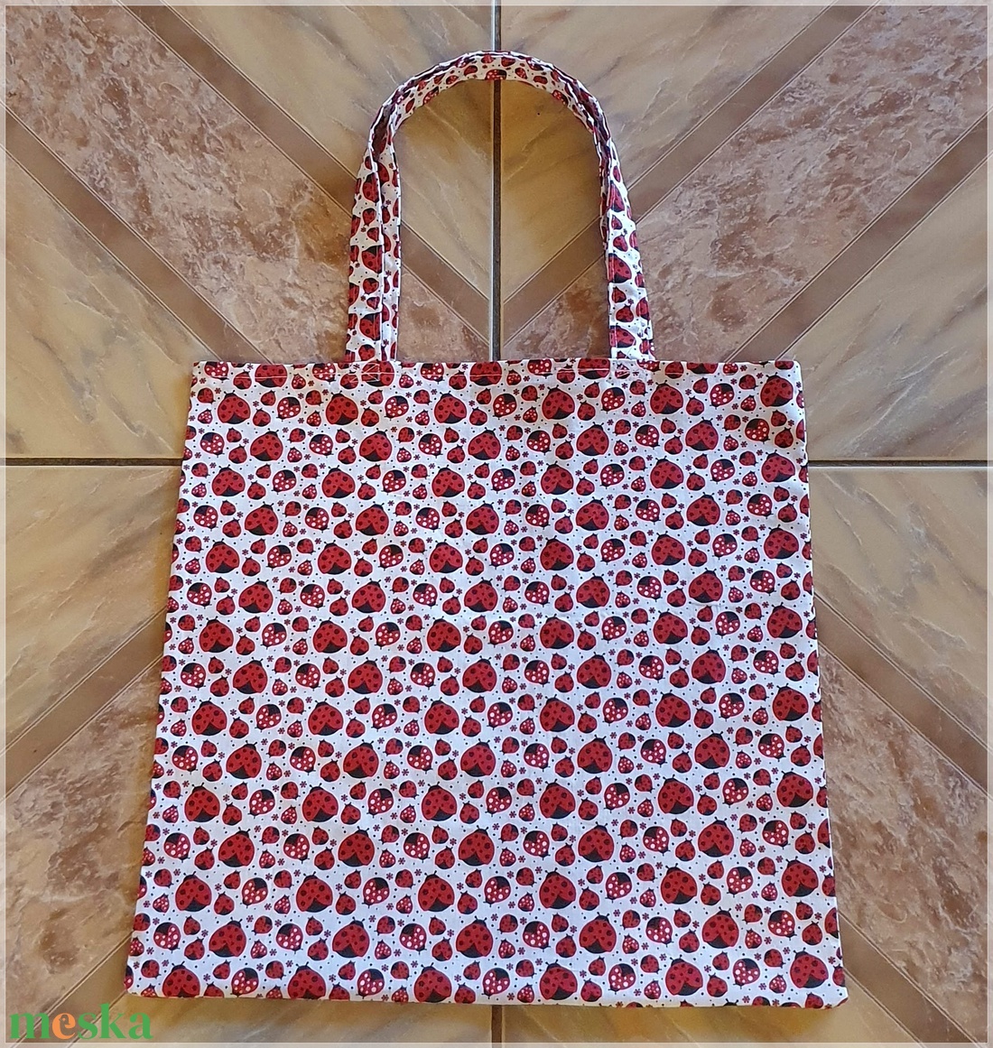 Katicás textil szatyor - táska & tok - bevásárlás & shopper táska - shopper, textiltáska, szatyor - Meska.hu Katicás textil szatyor - táska & tok - bevásárlás & shopper táska - shopper, textiltáska, szatyor - Meska.hu