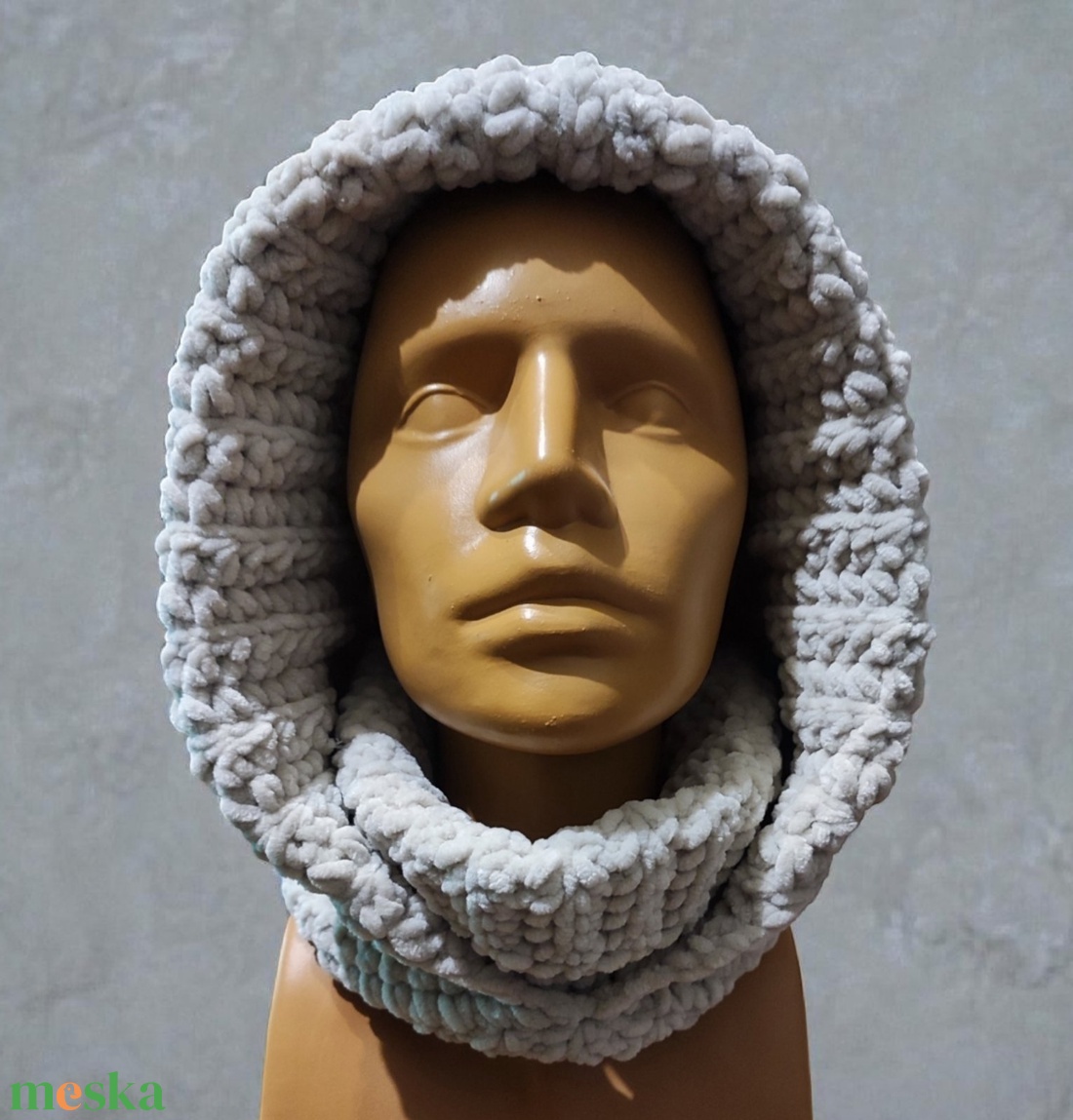 Horgolt balaklava (kapucni-garbó) - ruha & divat - sál, sapka, kendő - sapka & sál szett - Meska.hu