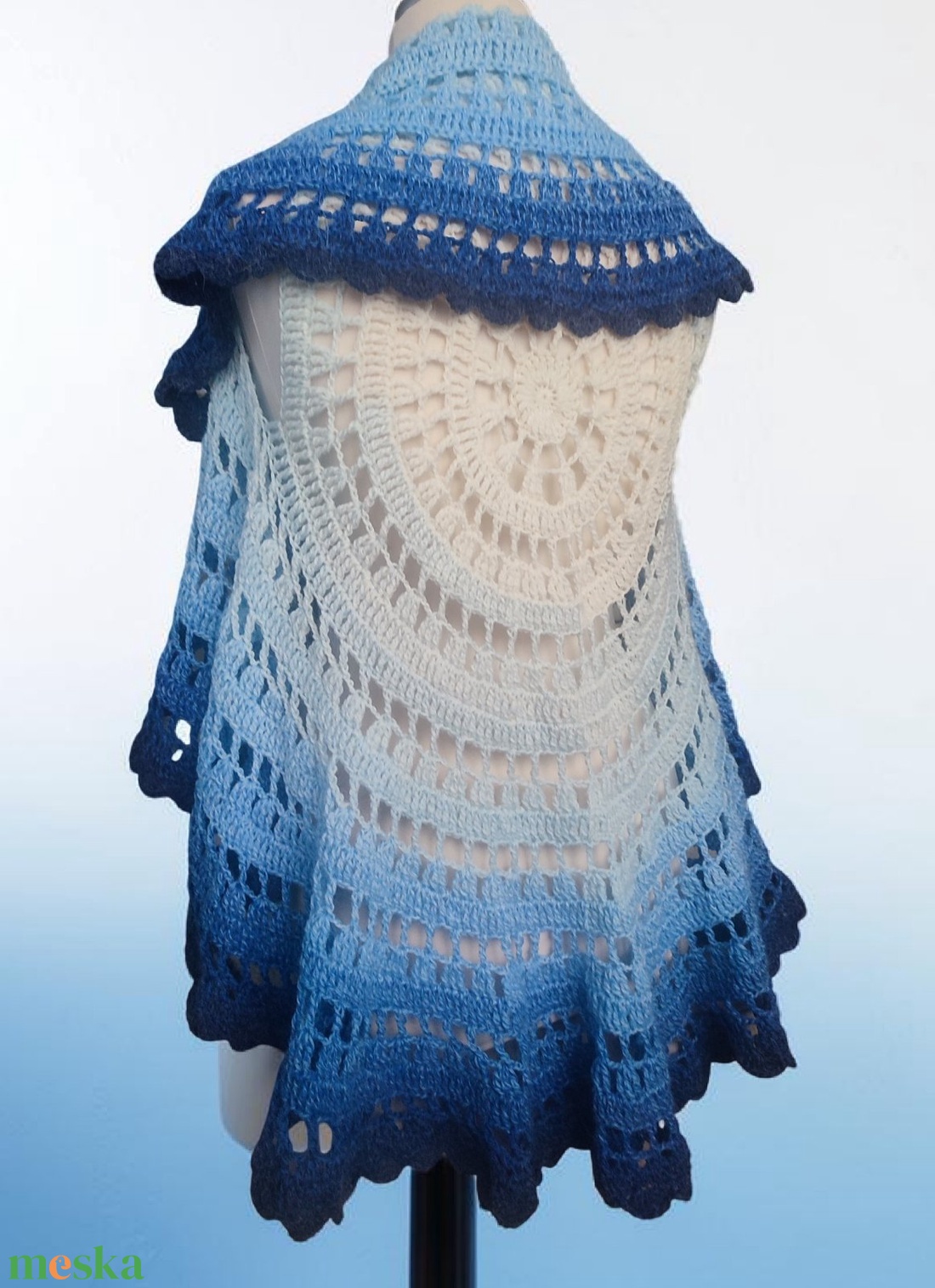 EDO � Harmony Mandala horgolt körmellény - ruha & divat - női ruha - mellény - Meska.hu