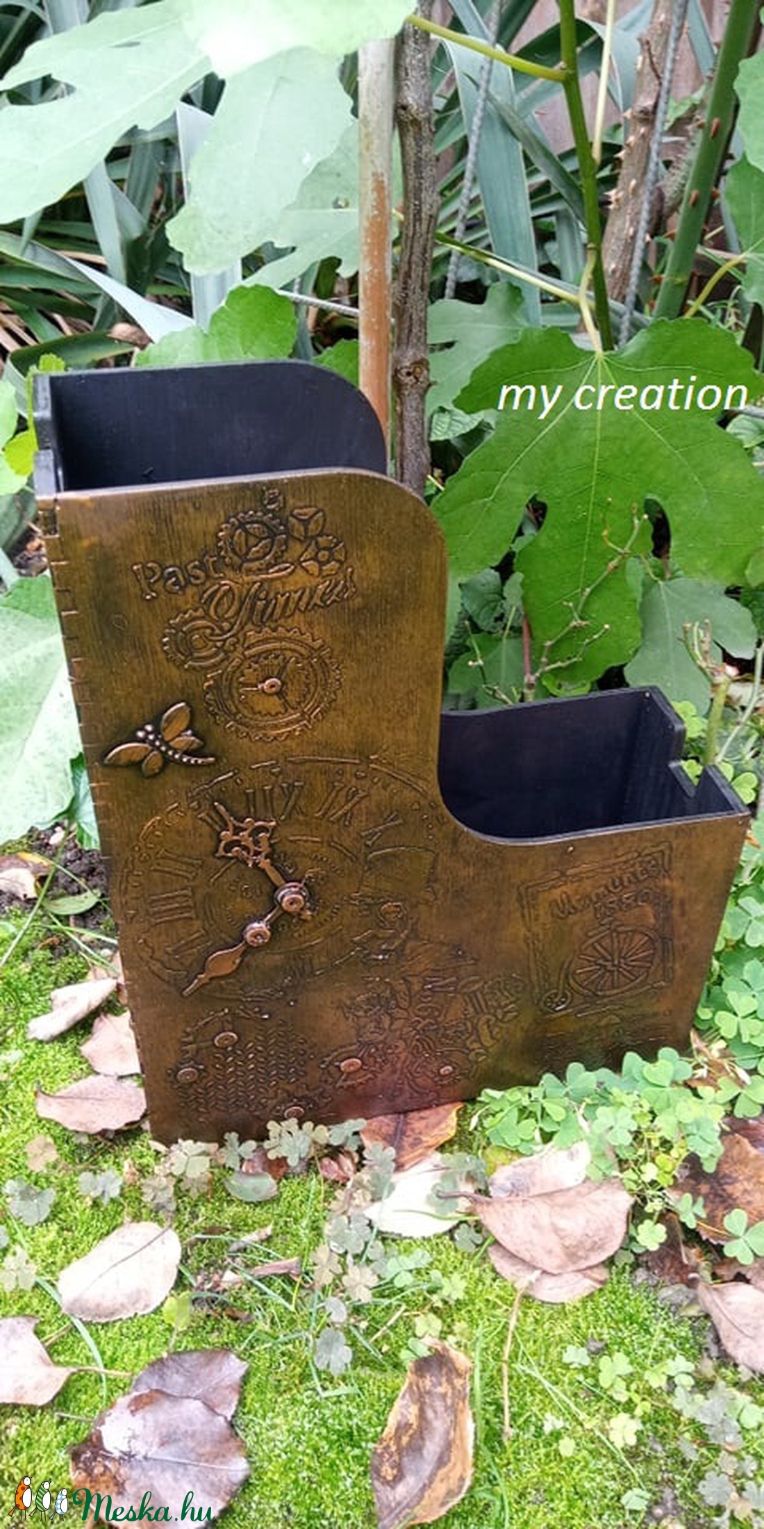 Steampunk stílusú irattartó papucs.Erős masszív darab. - otthon & életmód - tárolás & rendszerezés - íróasztali tároló - Meska.hu Steampunk stílusú irattartó papucs.Erős masszív darab. - otthon & életmód - tárolás & rendszerezés - íróasztali tároló - Meska.hu