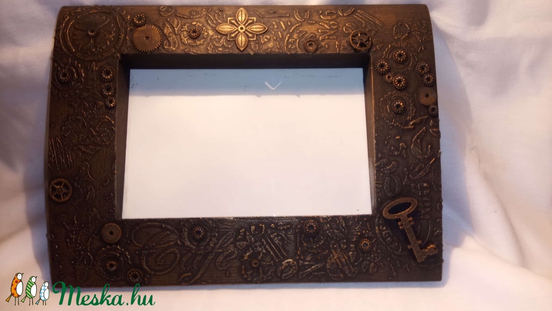 Steampunk képkeret 21 x 15,5 cm - otthon & életmód - dekoráció - Meska.hu Steampunk képkeret 21 x 15,5 cm - otthon & életmód - dekoráció - Meska.hu