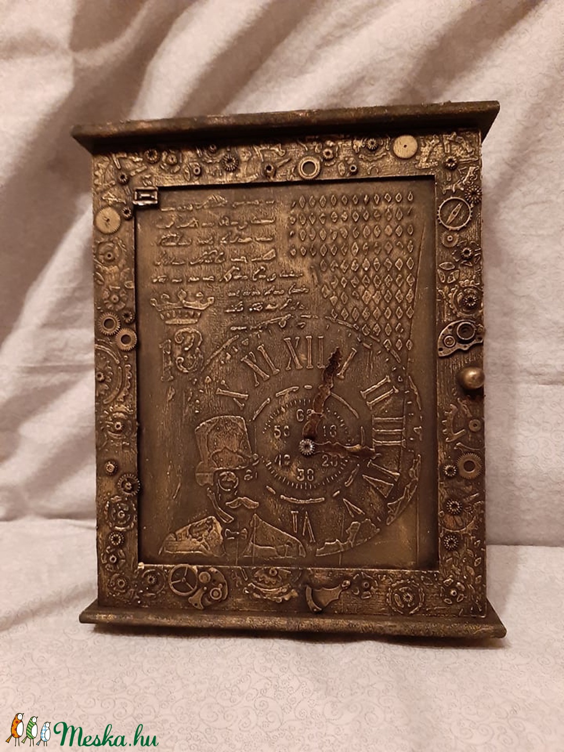 Steampunk stílusú fali kulcstartó szekrény. - otthon & életmód - dekoráció - Meska.hu Steampunk stílusú fali kulcstartó szekrény. - otthon & életmód - dekoráció - Meska.hu