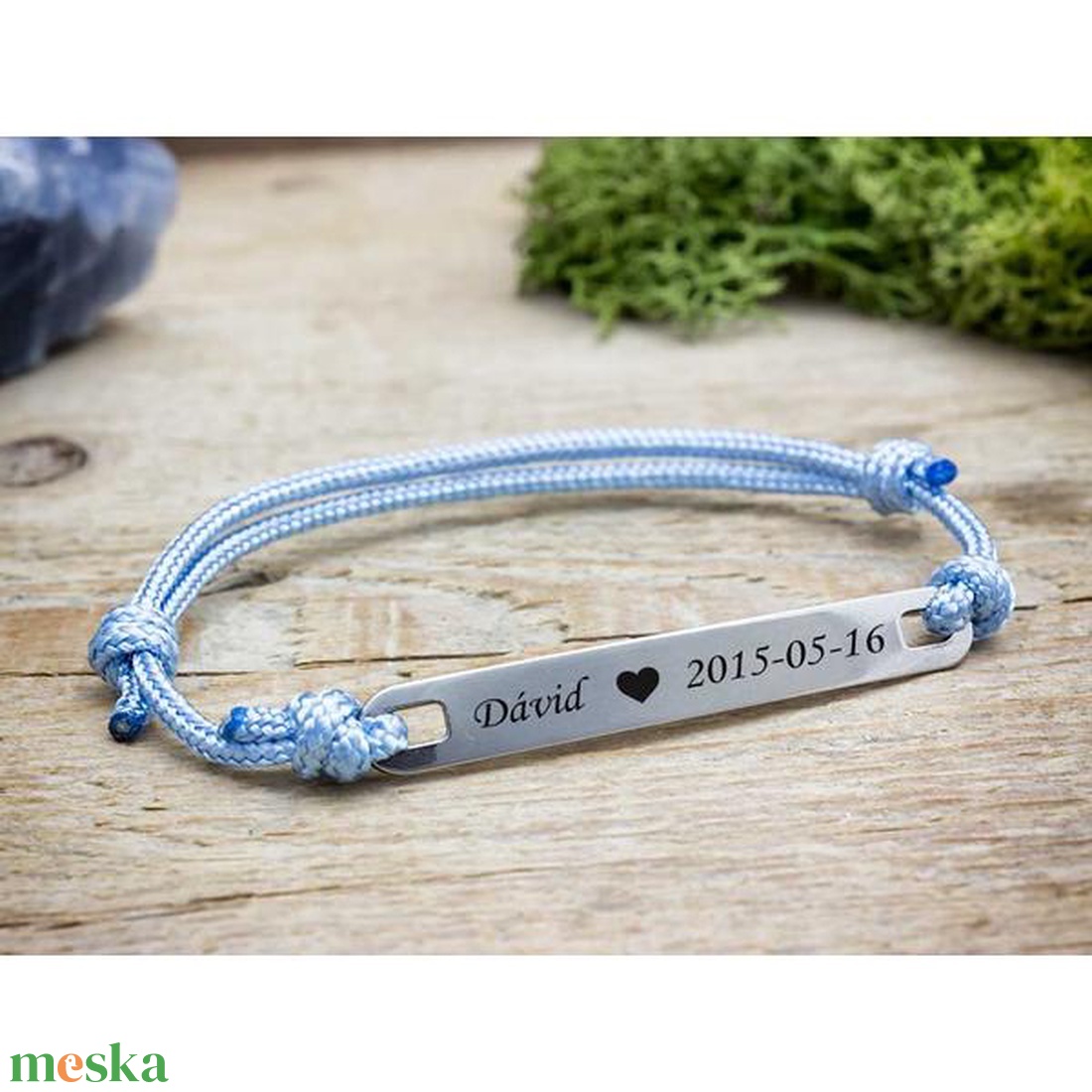 Gyermekem egyedi lapbetétes babakék microcord karkötő - ékszer - karkötő - névre szóló karkötő - Meska.hu Gyermekem egyedi lapbetétes babakék microcord karkötő - ékszer - karkötő - névre szóló karkötő - Meska.hu