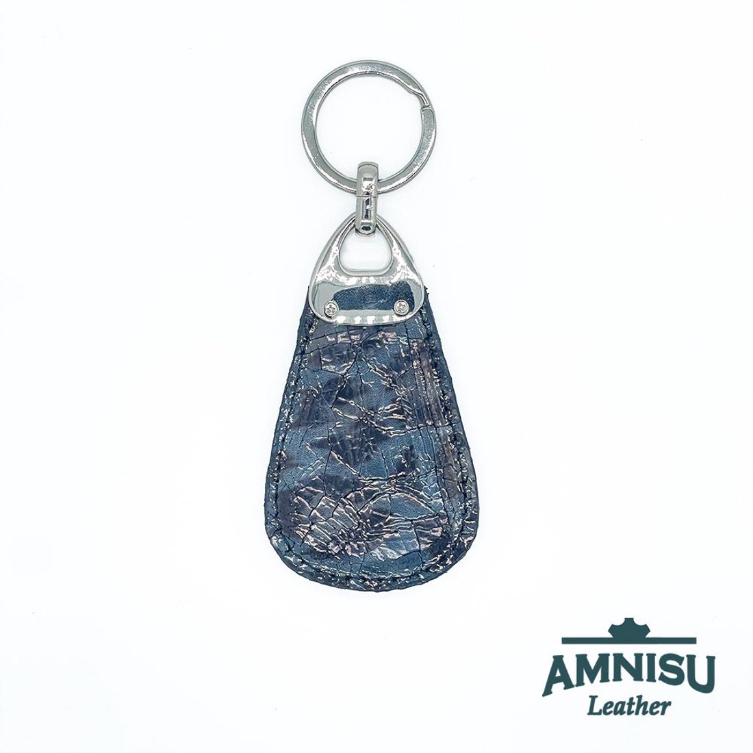 Szürke párduc mintás csepp alakú swarovski köves kulcstartó H8022 - táska & tok - kulcstartó & táskadísz - kulcstartó - Meska.hu