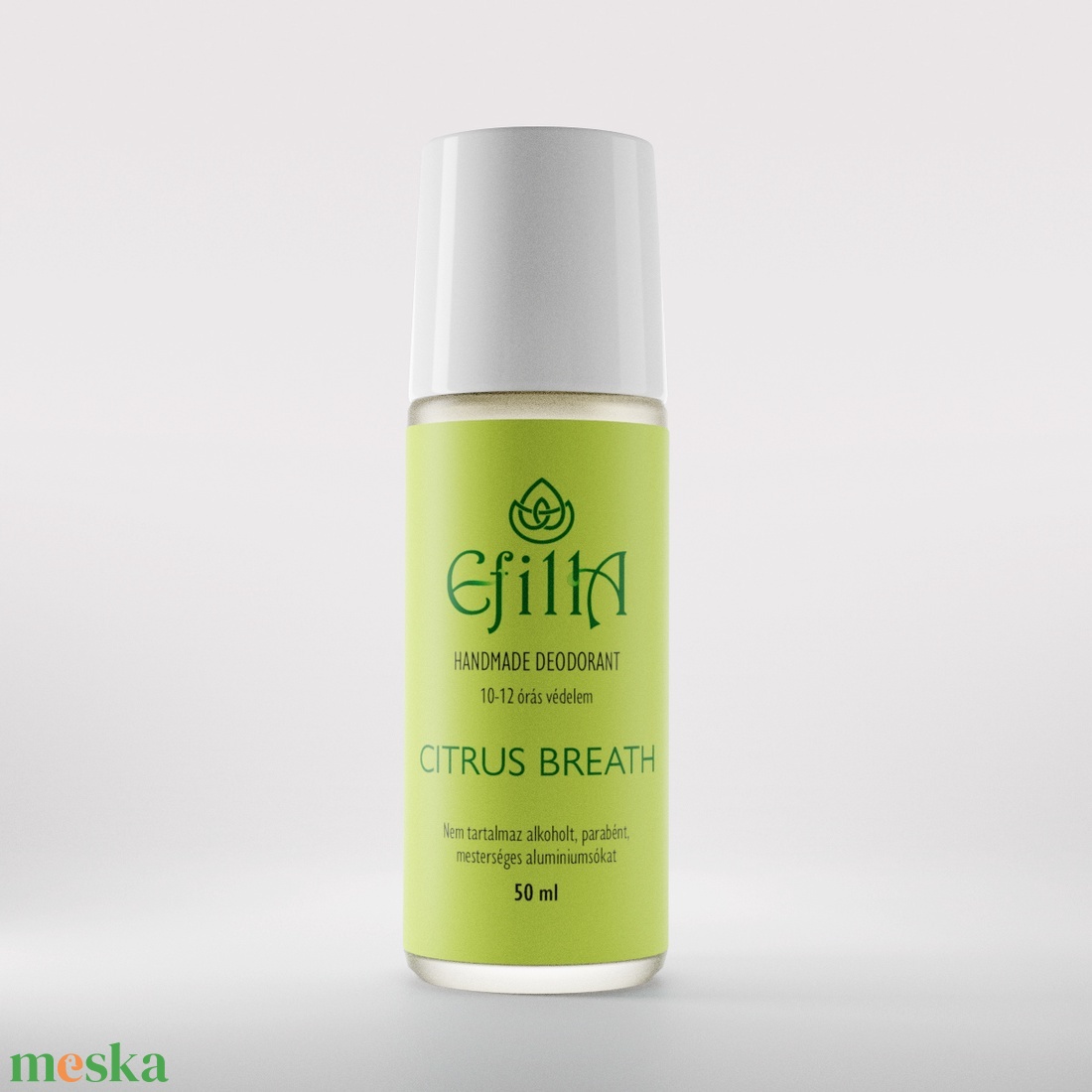 Citrus Breath natúr folyékony golyós dezodor friss gyógynövényes és citromos illattal - szépségápolás - dezodor & parfüm - Meska.hu