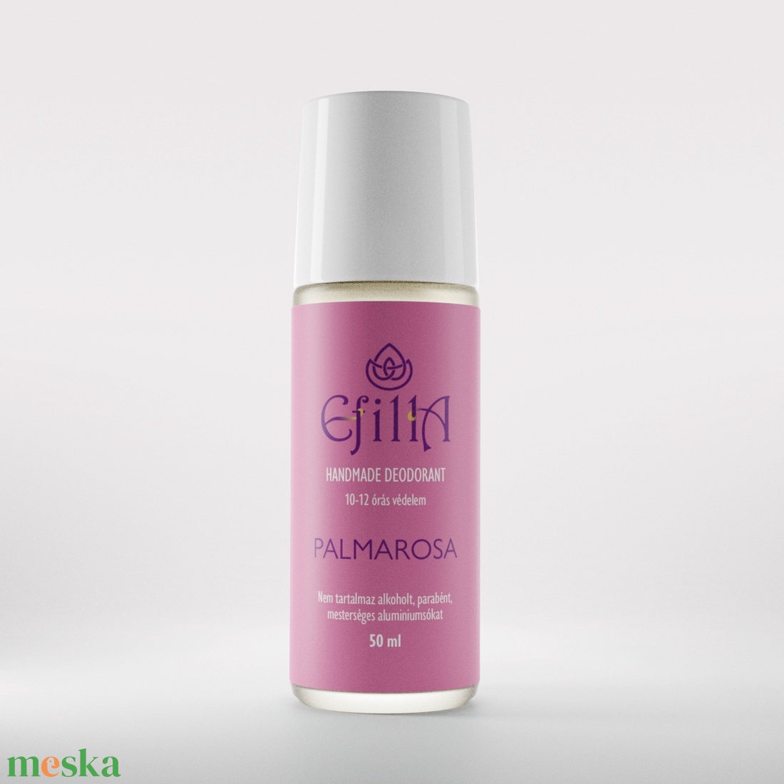 Palmarosa natúr folyékony golyós dezodor allergénmentes illattal - szépségápolás - dezodor & parfüm - Meska.hu