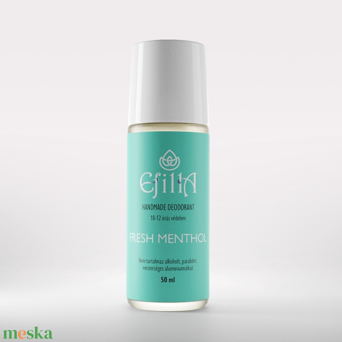 Fresh Menthol natúr folyékony golyós dezodor friss fenyő és menta illóolajokkal - szépségápolás - dezodor & parfüm - Meska.hu