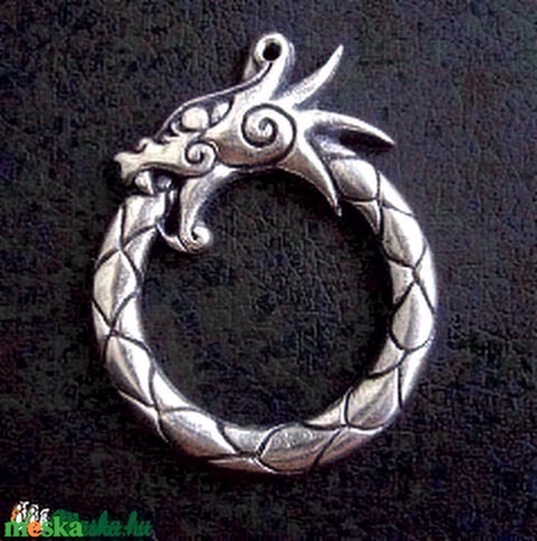 Uroborosz medál - ékszer - nyaklánc - medál - Meska.hu Uroborosz medál - ékszer - nyaklánc - medál - Meska.hu
