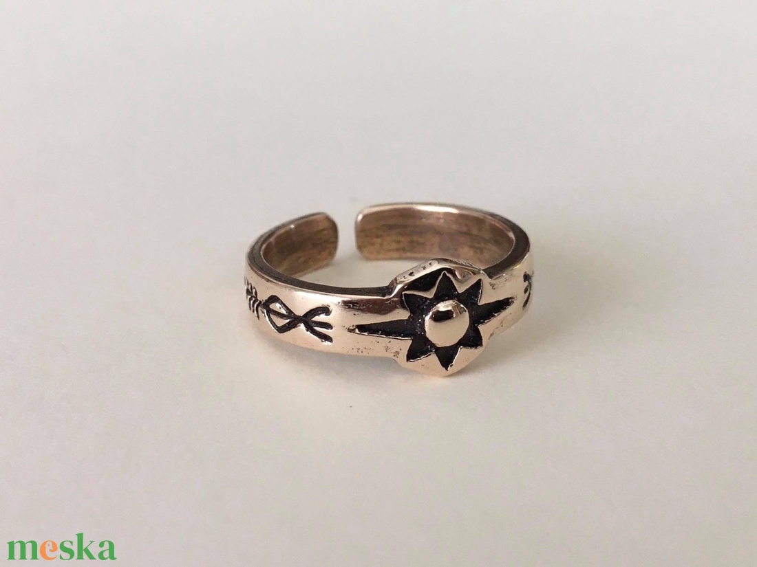 SZÍRIUSZ gyűrű - bronz - ékszer - gyűrű - figurális gyűrű - Meska.hu