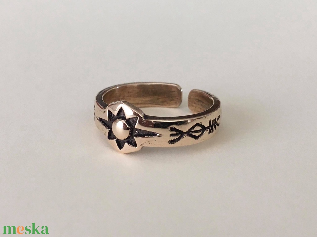 SZÍRIUSZ gyűrű - bronz - ékszer - gyűrű - figurális gyűrű - Meska.hu