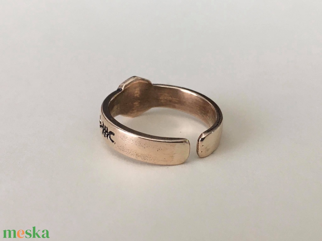 SZÍRIUSZ gyűrű - bronz - ékszer - gyűrű - figurális gyűrű - Meska.hu