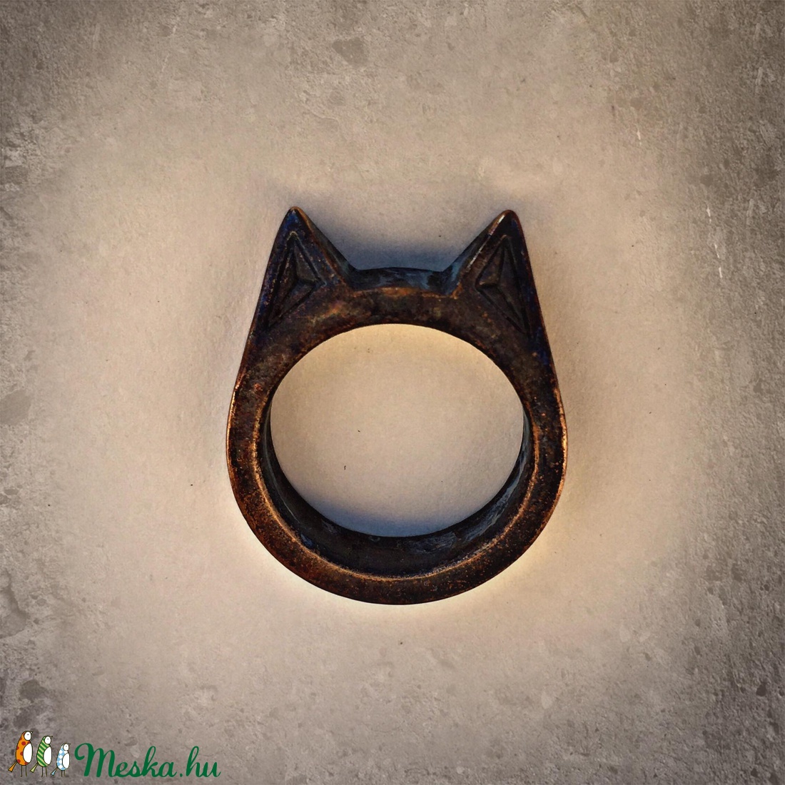 Önvédelmi (defender) gyűrű - ékszer - gyűrű - figurális gyűrű - Meska.hu