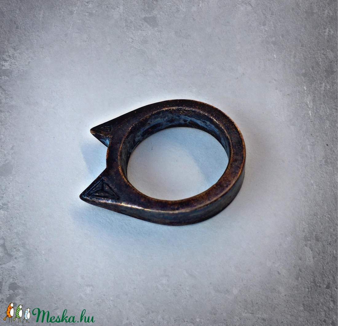 Önvédelmi (defender) gyűrű - ékszer - gyűrű - figurális gyűrű - Meska.hu