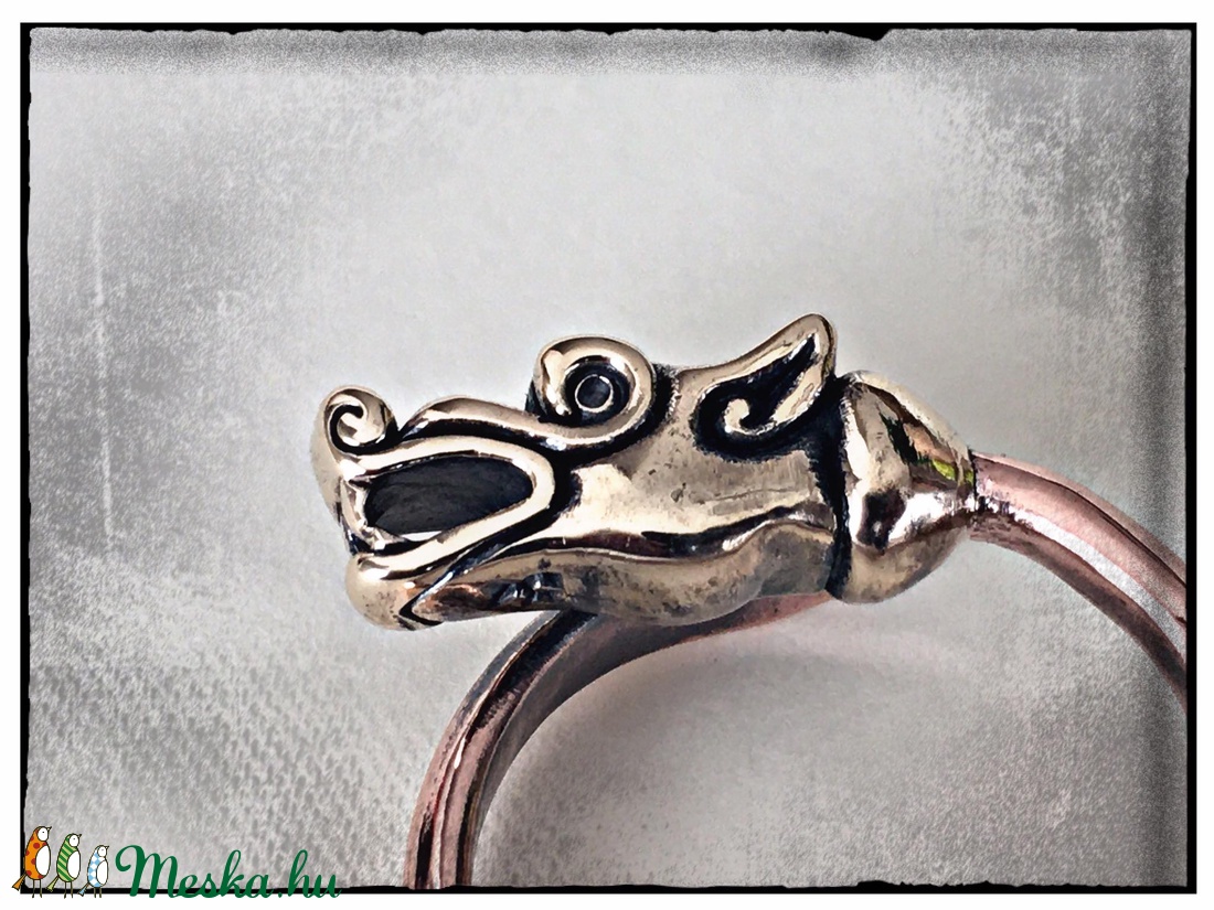 Viking sárkányfejes gyűrű extrémeknek - ékszer - gyűrű - figurális gyűrű - Meska.hu Viking sárkányfejes gyűrű extrémeknek - ékszer - gyűrű - figurális gyűrű - Meska.hu