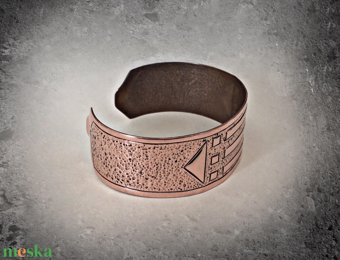 Egyedi Atlantiszi karkötő  - ékszer - karkötő - széles karkötő - Meska.hu