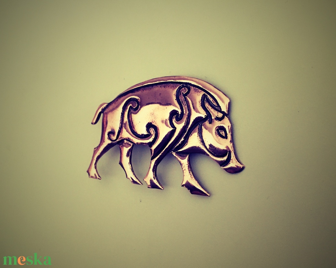 Kelta vadkan (boar) amulett - ékszer - nyaklánc - medál - Meska.hu Kelta vadkan (boar) amulett - ékszer - nyaklánc - medál - Meska.hu