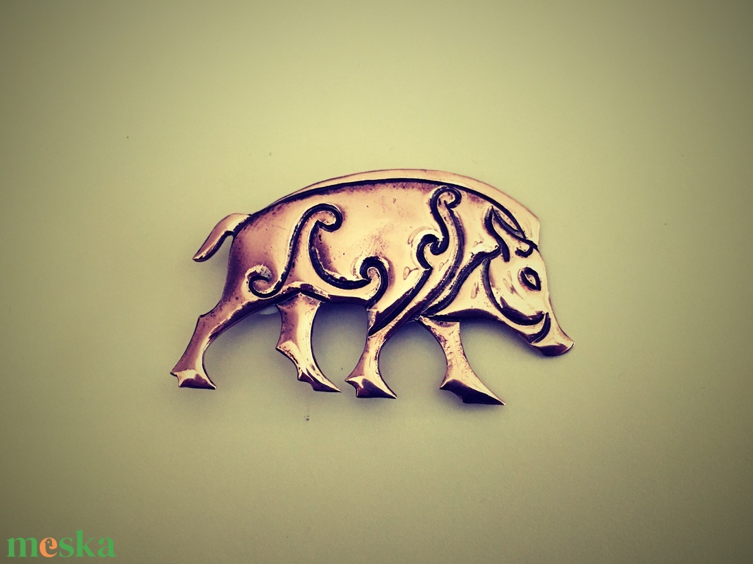 Kelta vadkan (boar) amulett - ékszer - nyaklánc - medál - Meska.hu Kelta vadkan (boar) amulett - ékszer - nyaklánc - medál - Meska.hu