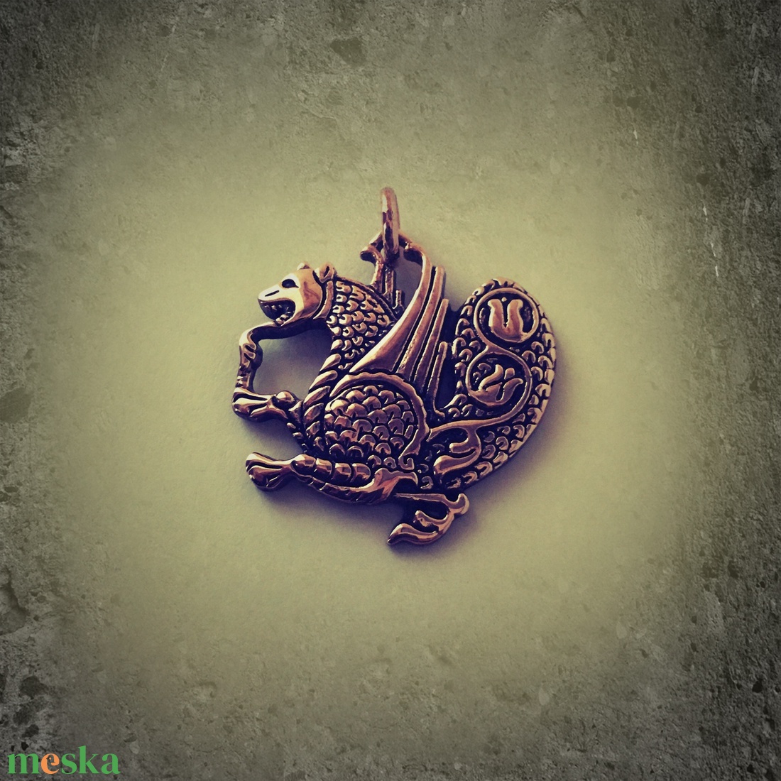 Szimurg bronz medál - ékszer - nyaklánc - medál - Meska.hu Szimurg bronz medál - ékszer - nyaklánc - medál - Meska.hu