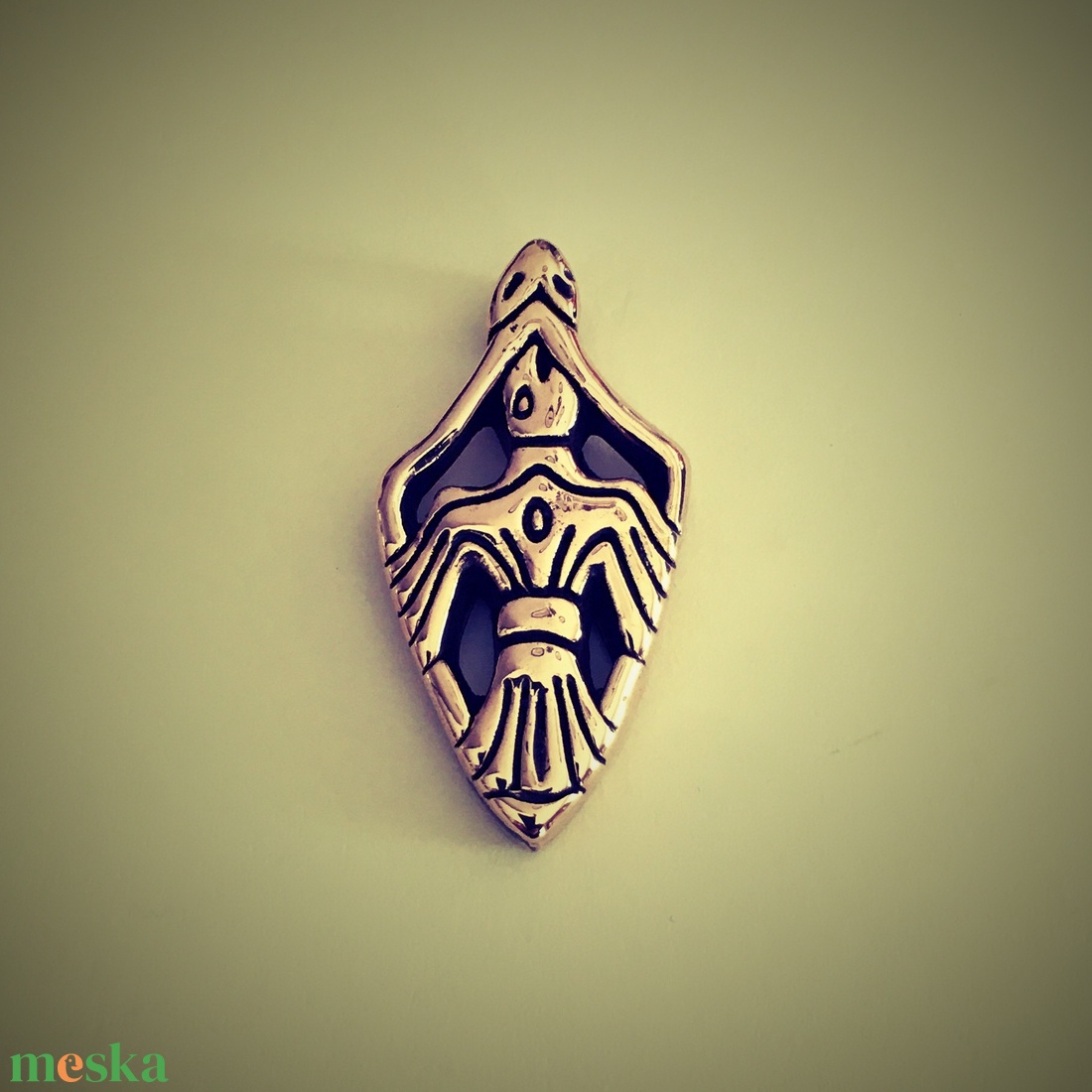 Hun-Sólyom bronz medál - ékszer - nyaklánc - medál - Meska.hu Hun-Sólyom bronz medál - ékszer - nyaklánc - medál - Meska.hu