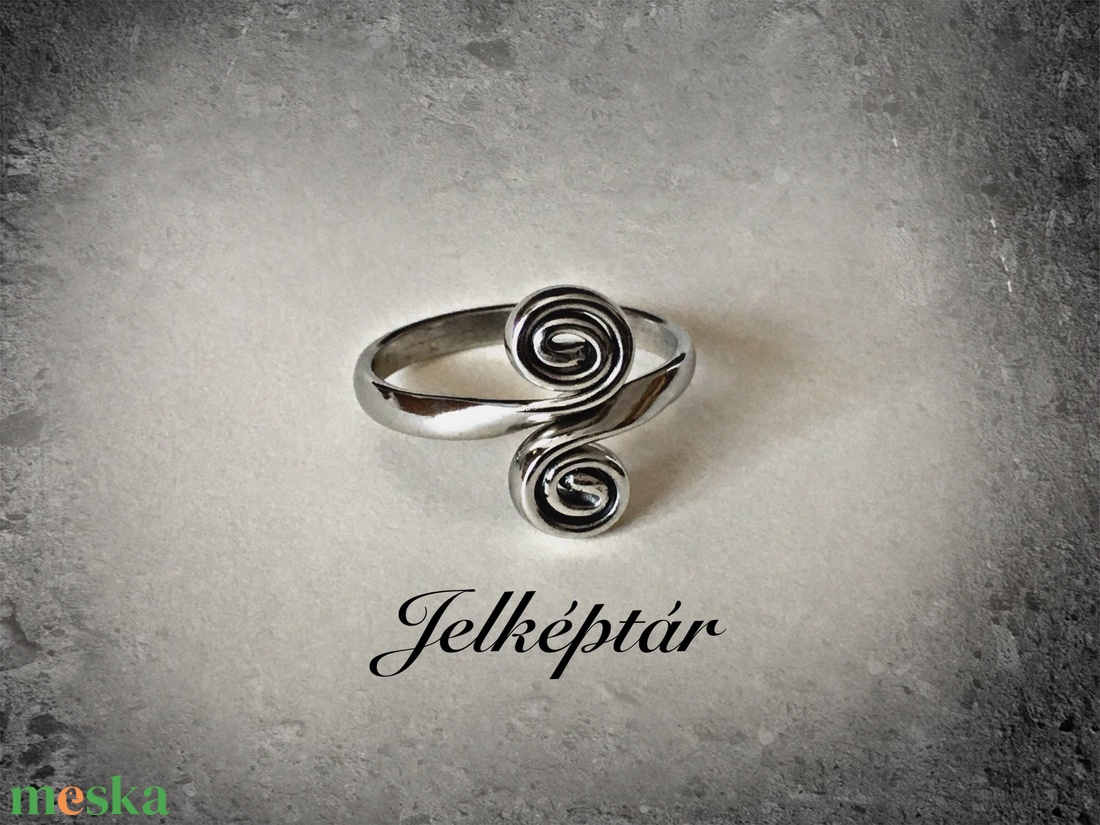 Spirálos egyensúly gyűrű - alpakka - ékszer - gyűrű - kerek gyűrű - Meska.hu Spirálos egyensúly gyűrű - alpakka - ékszer - gyűrű - kerek gyűrű - Meska.hu