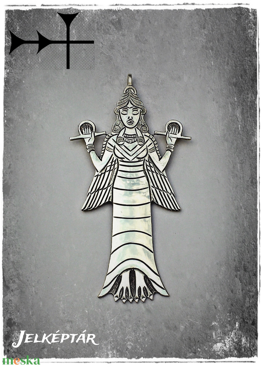 INANNA, az Ég Úrnője amulett egyedi iparművészeti alkotás - ékszer - nyaklánc - medál - Meska.hu INANNA, az Ég Úrnője amulett egyedi iparművészeti alkotás - ékszer - nyaklánc - medál - Meska.hu