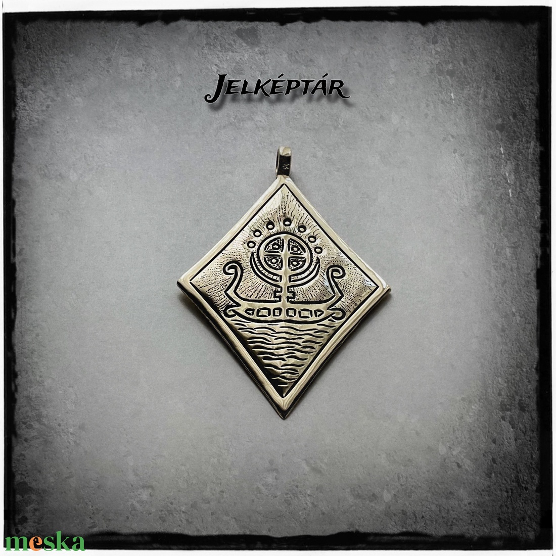 Napbárka - északi sámán amulett - ékszer - nyaklánc - medál - Meska.hu