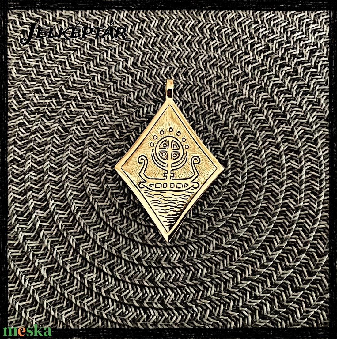 Napbárka - északi sámán amulett - ékszer - nyaklánc - medál - Meska.hu