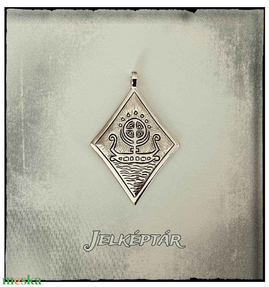 Napbárka - északi sámán amulett - ékszer - nyaklánc - medál - Meska.hu