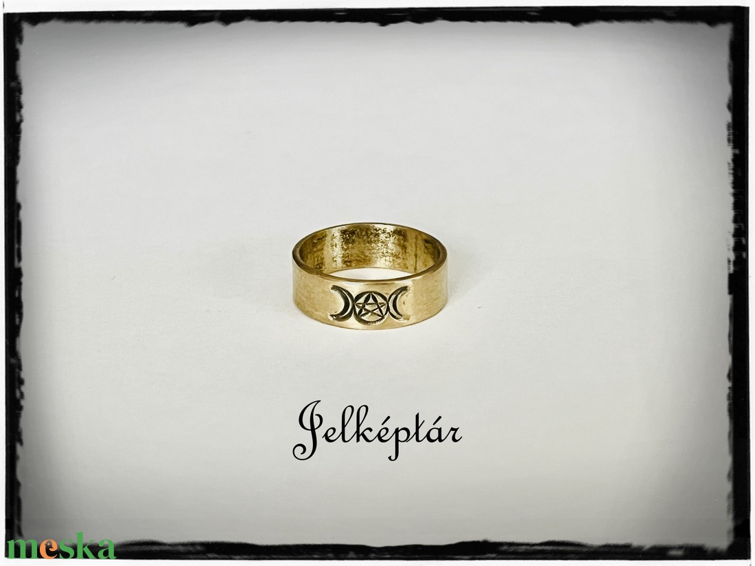Hármas Istennő (GODDESS) gyűrű - egyedi darab - ékszer - gyűrű - kerek gyűrű - Meska.hu