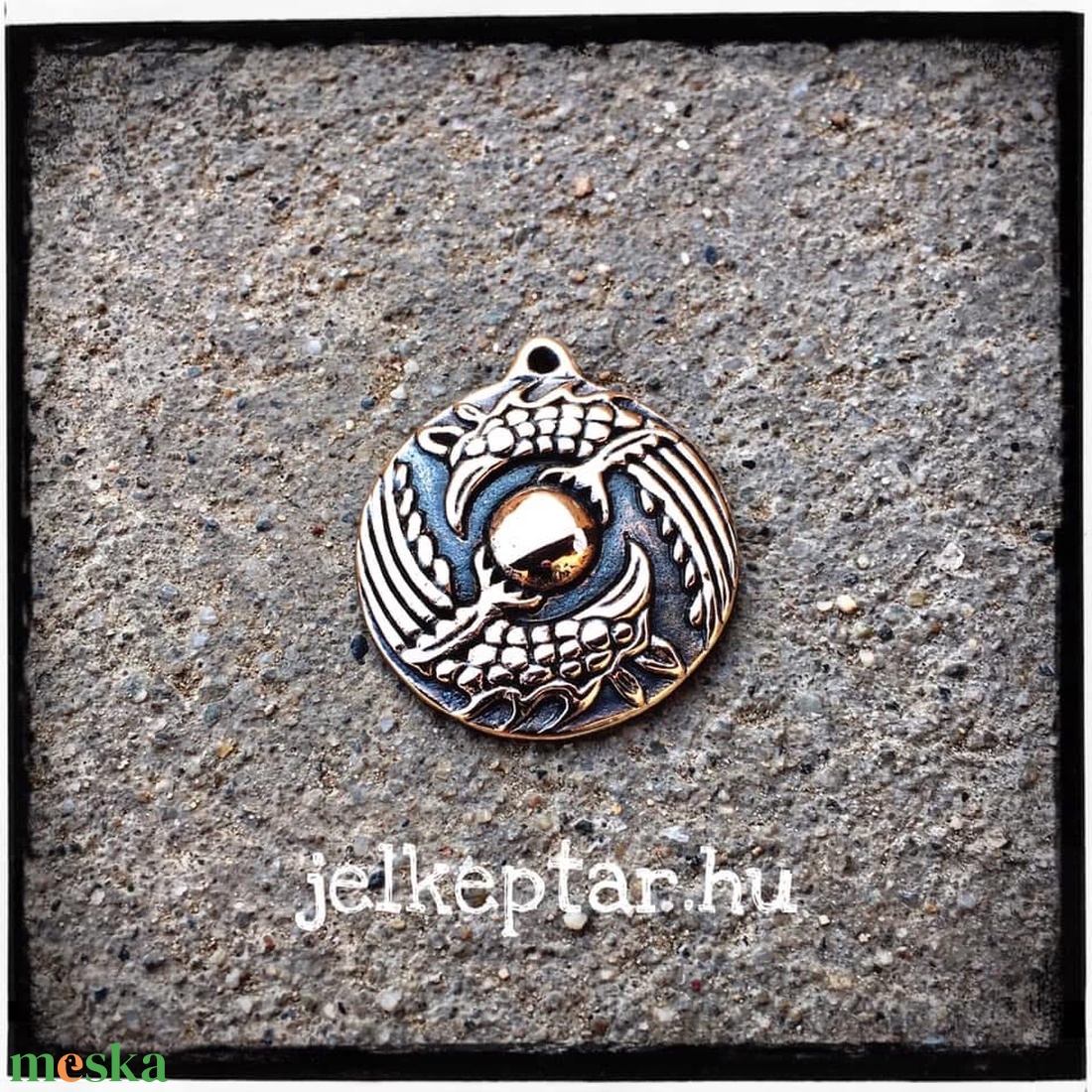 Fényhozók medál bronz - ékszer - nyaklánc - medál - Meska.hu