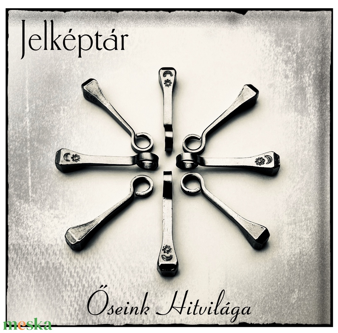 Patkószeg Nap-Hold szimbólummal - ékszer - nyaklánc - monogram & névnyaklánc - Meska.hu