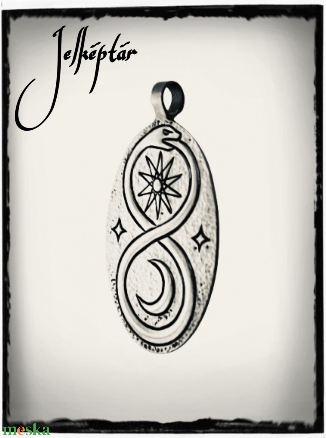 Nap-Hold kígyó amulett - ékszer - nyaklánc - medál - Meska.hu