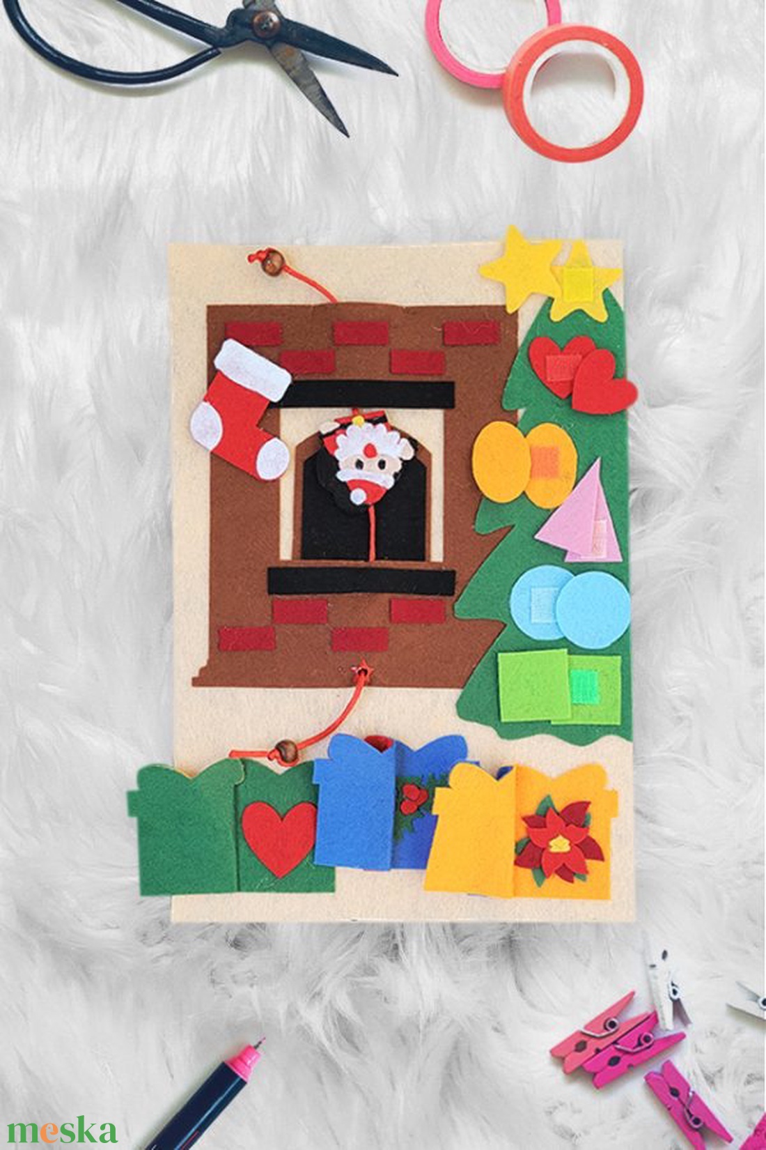 Karácsony - matatólap - játék & sport - textilkönyv & babakönyv - Meska.hu