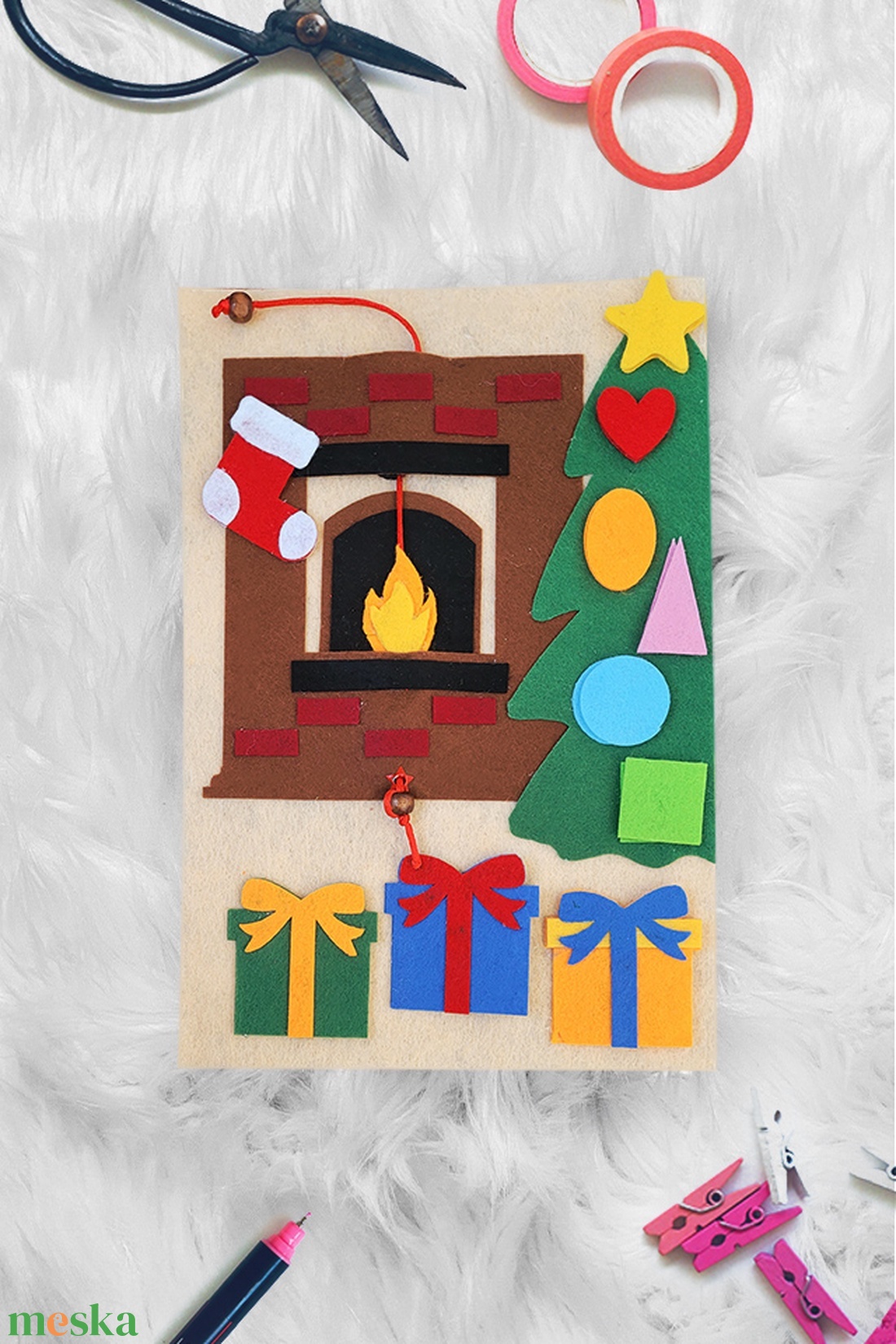 Karácsony - matatólap - játék & sport - textilkönyv & babakönyv - Meska.hu