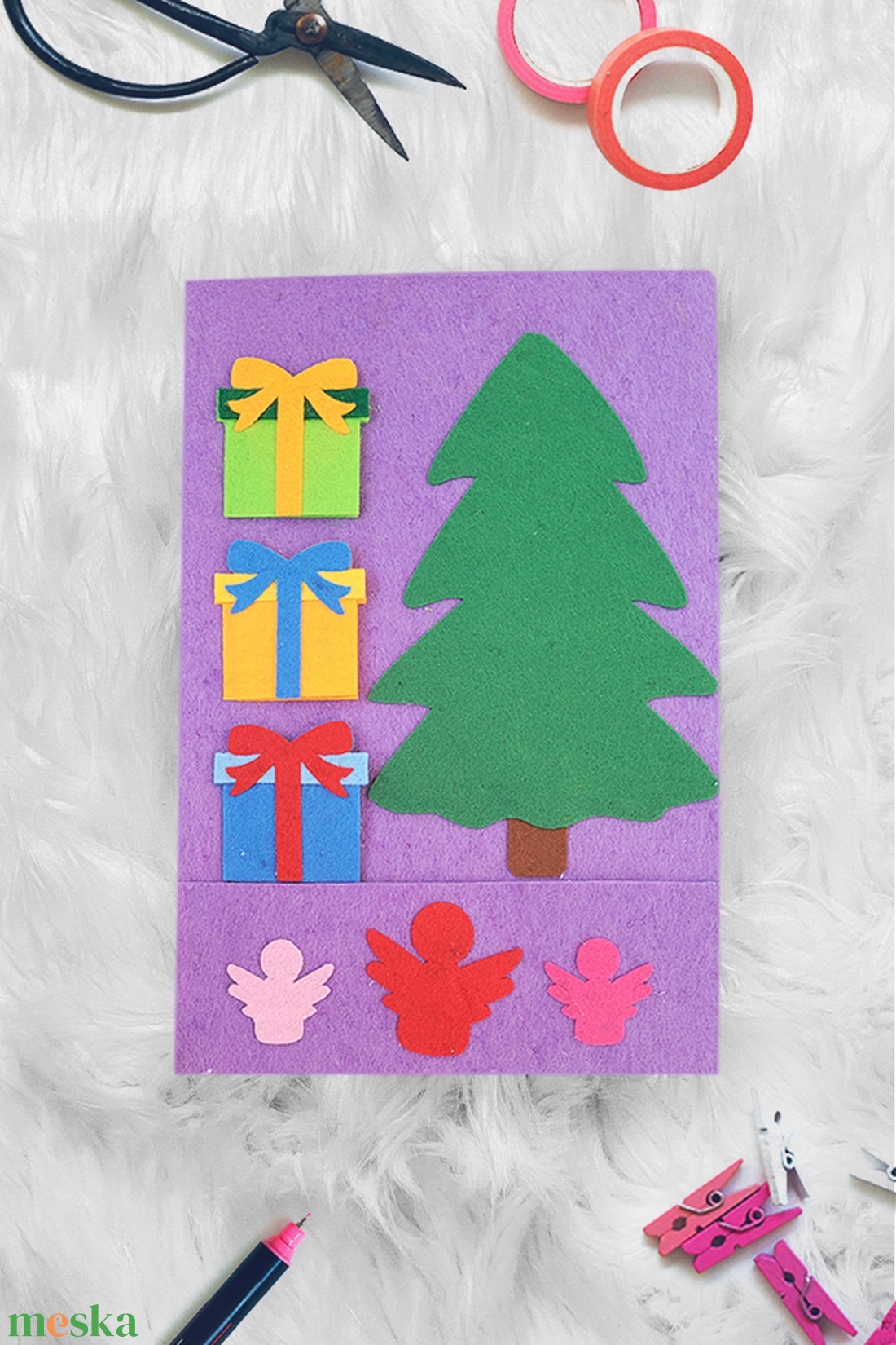 Karácsonyfa - matatólap - játék & sport - Meska.hu