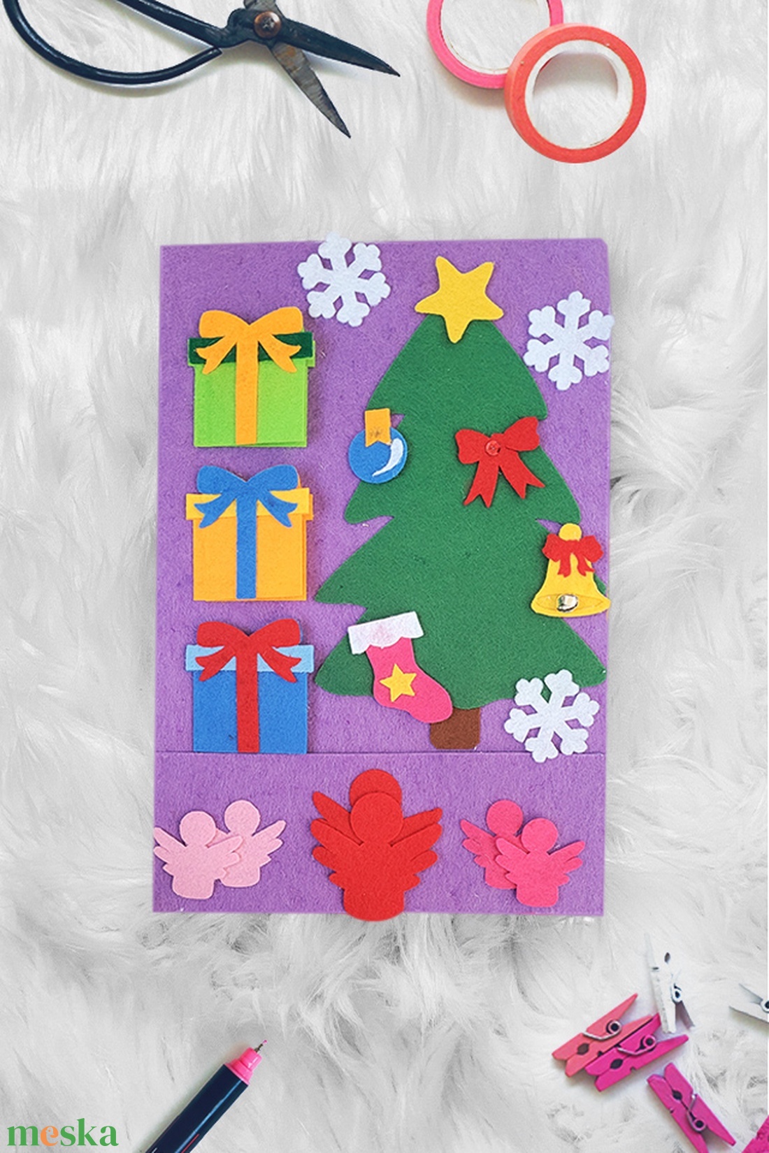 Karácsonyfa - matatólap - játék & sport - Meska.hu