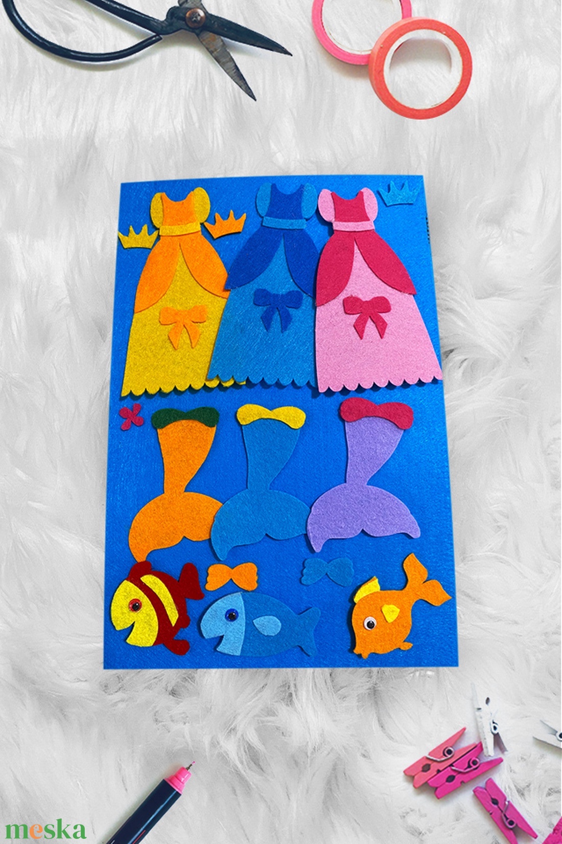 A kis hableány - matatólap - játék & sport - Meska.hu