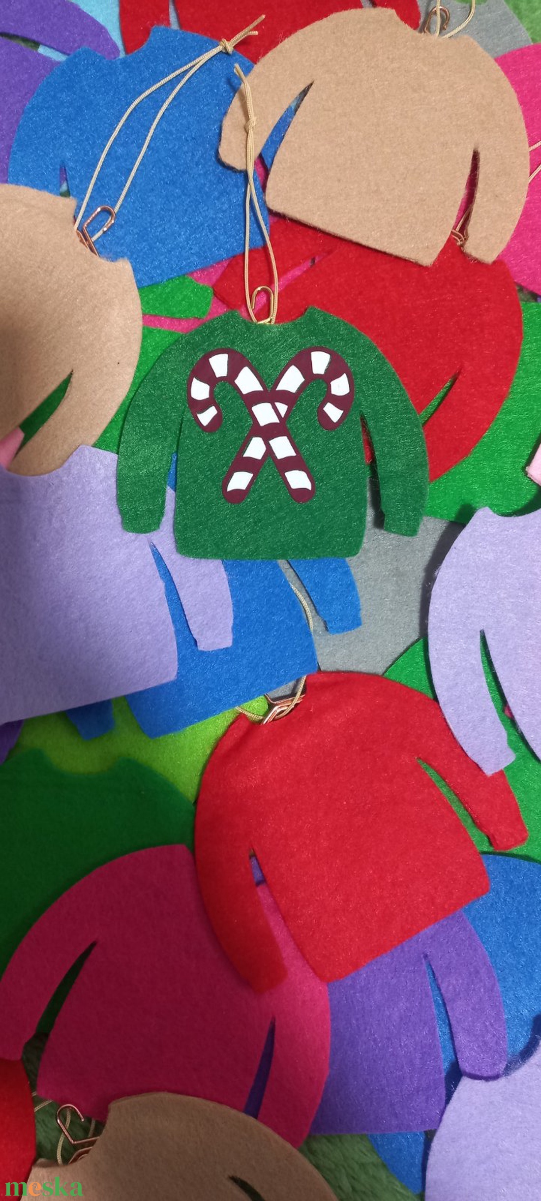 Karácsonyi függődísz - karácsony - karácsonyi lakásdekoráció - karácsonyfadíszek - Meska.hu