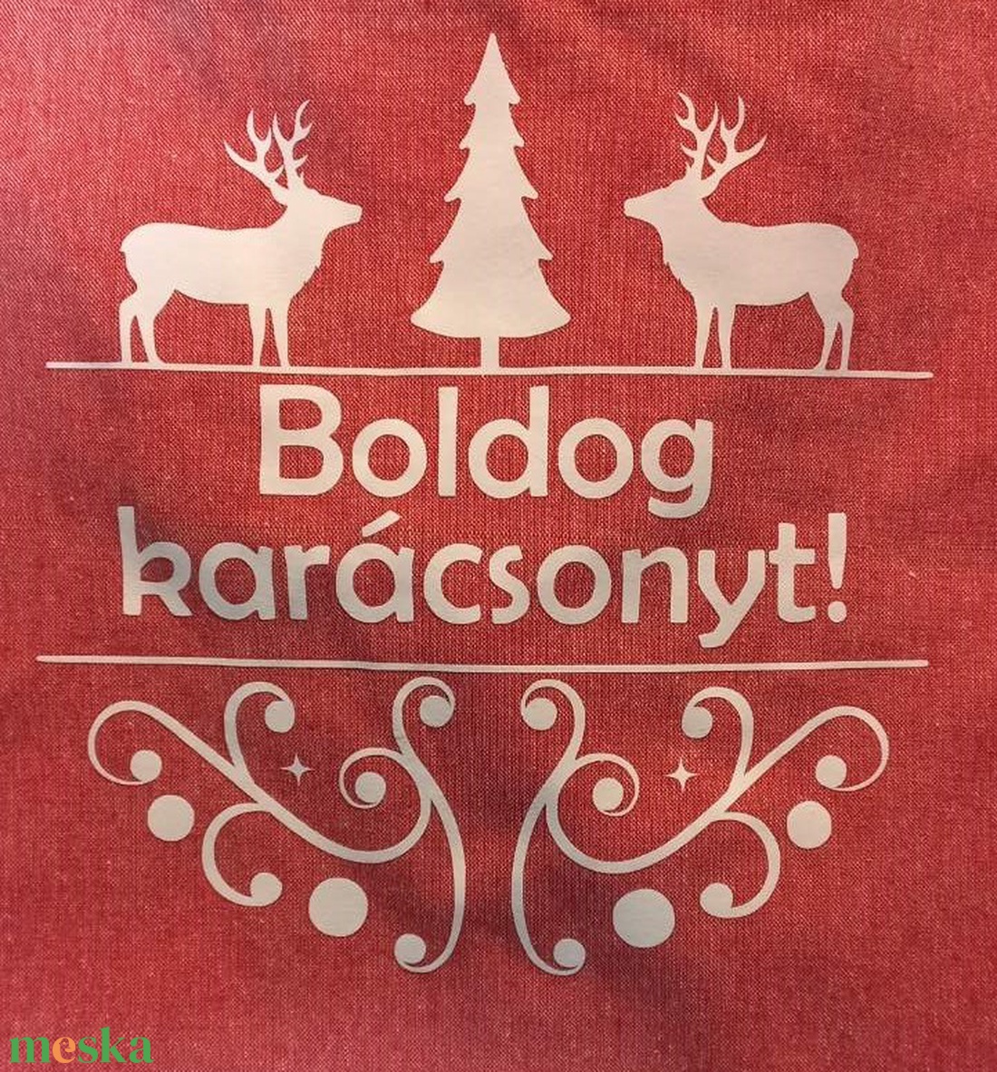 Vászonszatyor - táska & tok - bevásárlás & shopper táska - shopper, textiltáska, szatyor - Meska.hu