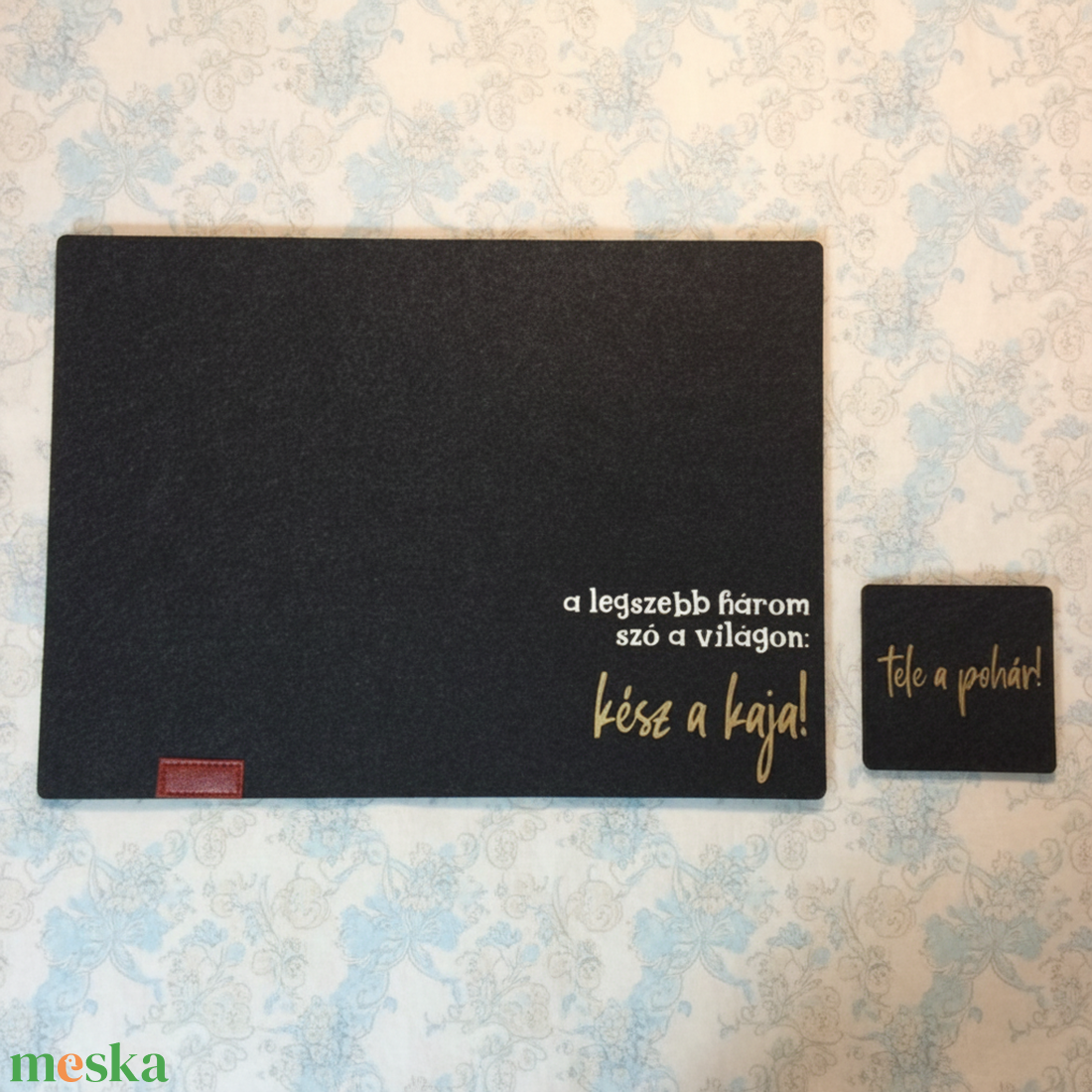 Tányéralátét szett - otthon & életmód - konyhafelszerelés, tálalás - tálalás - tányér- és poháralátét - Meska.hu