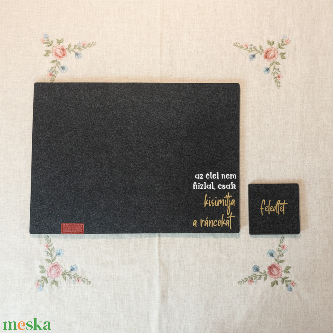 Tányéralátét szett - otthon & életmód - konyhafelszerelés, tálalás - tálalás - tányér- és poháralátét - Meska.hu