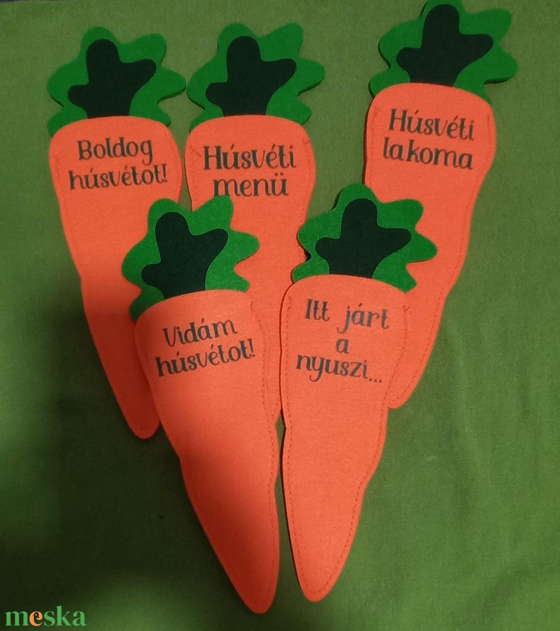 Vidám répa evőeszköztartó - ünnepi díszek, dekorációk - húsvéti díszek és dekorációk - húsvéti tálalás - Meska.hu