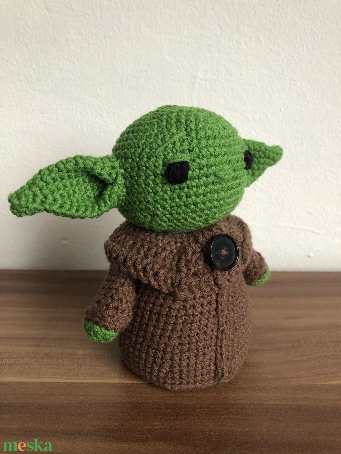 Star Wars Yoda amigurumi  - játék & sport - plüssállat & játékfigura - plüss mesefigurák - Meska.hu