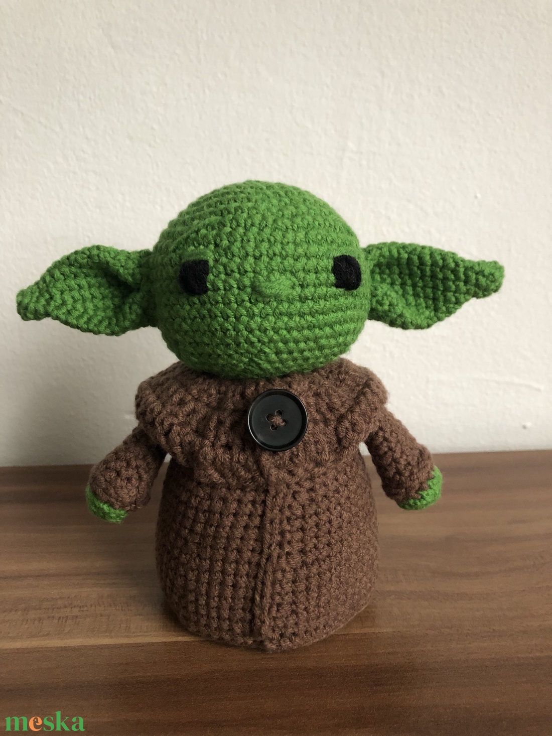 Star Wars Yoda amigurumi  - játék & sport - plüssállat & játékfigura - plüss mesefigurák - Meska.hu