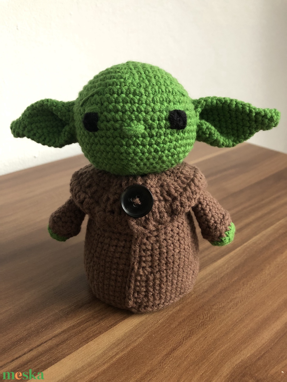 Star Wars Yoda amigurumi  - játék & sport - plüssállat & játékfigura - plüss mesefigurák - Meska.hu