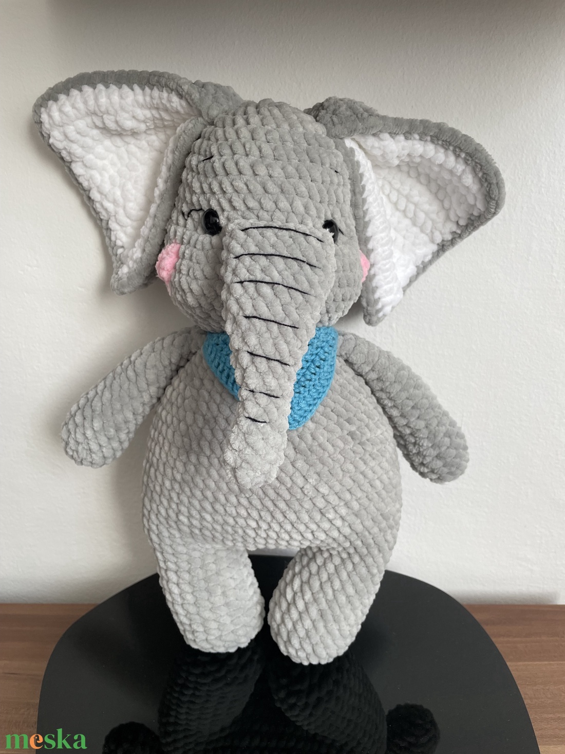Plüss elefánt - játék & sport - plüssállat & játékfigura - elefánt - Meska.hu