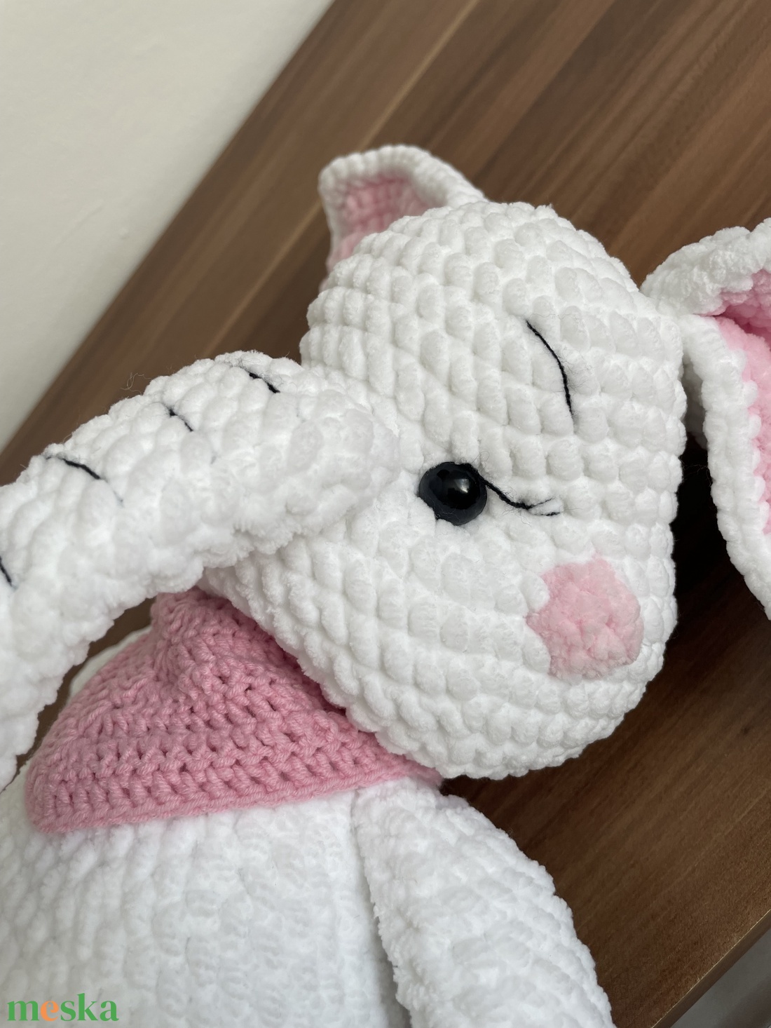 Plüss elefánt Fehér - játék & sport - plüssállat & játékfigura - elefánt - Meska.hu