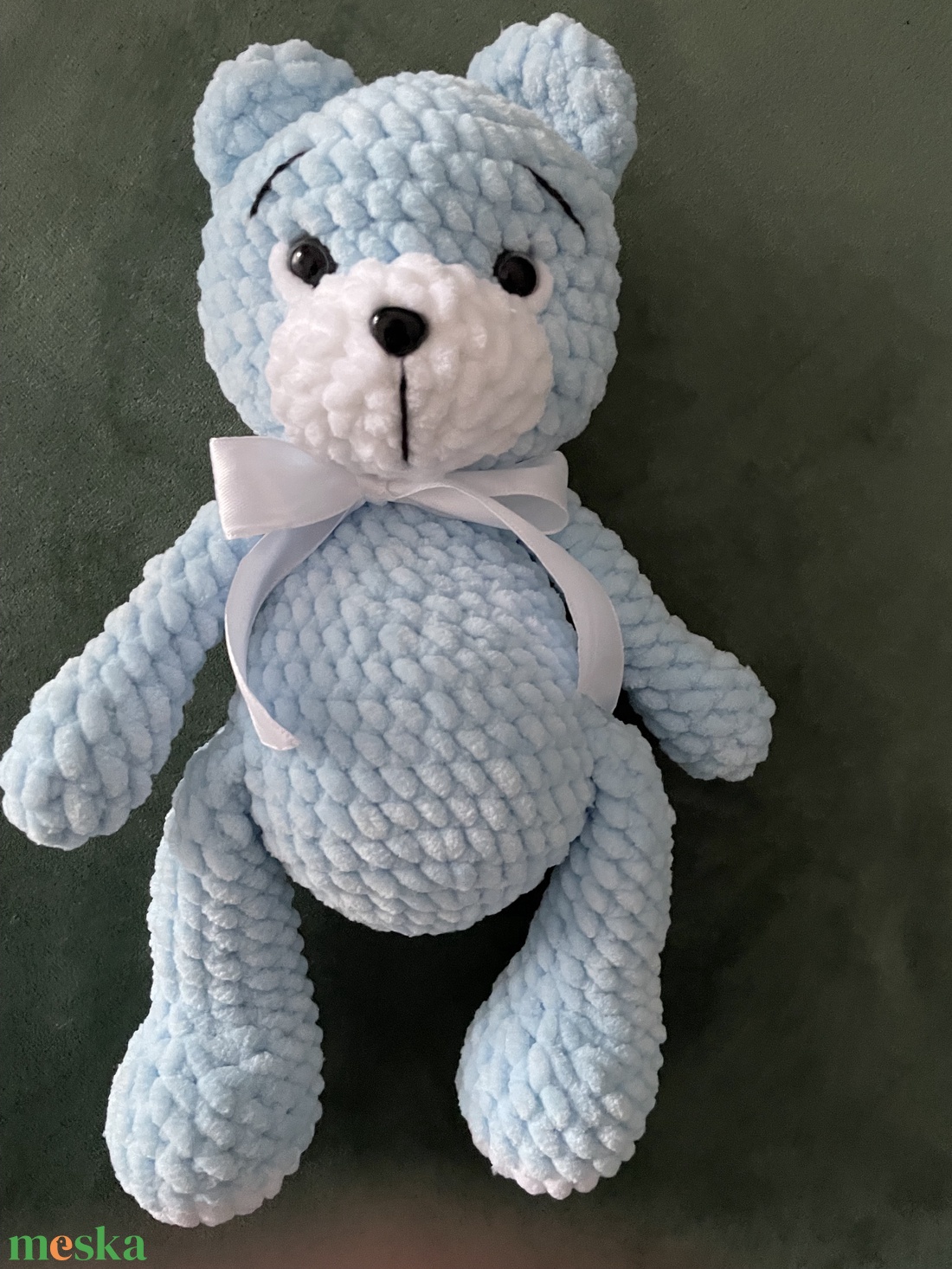 Horgolt plüss medve - játék & sport - plüssállat & játékfigura - maci - Meska.hu