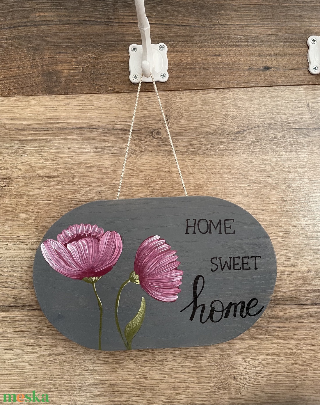 Kézzel festett ajtódísz - otthon & életmód - dekoráció - ajtó- és ablak dekoráció - ajtódísz & kopogtató - Meska.hu